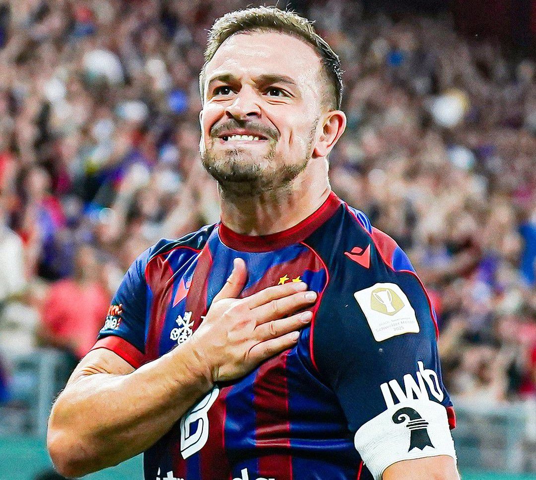 Дважды забил в Лиге Европы! Шакири забил 61 гол в 58 играх с момента возвращения в родительский клуб «Базель».
